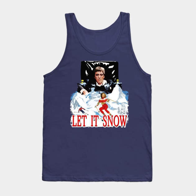 Scarface Holiday Let It Snow Tank Top by HeyListen